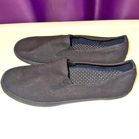 City Sneaks Non-Marking Slip On Black Shoes Size 9.5 - Picture 6 of 9